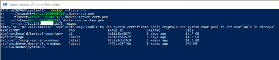 dockerconnectremotely